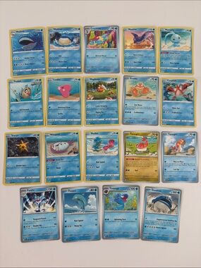 🌊 Ocean Pokémon Card Lot | Wailord Manaphy Tatsugiri Palafin ✨5/$25✨